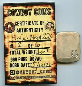 �J�E�{�[�C�R�C�� 2022 SO CAL MEET UP 2020 #2/6 1 �g���C�I���X.999 �t�@�C���V���o�[�ACOA�t��