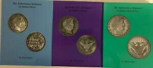 トリオ 3 バーバー コイン リファレンス DIMES QUARTERS HALVES に関する新しい本 (Kevin Flynn 著)