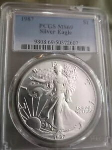 1987 $1 AJ Vo[ C[O MS69 PCGS zCg RC