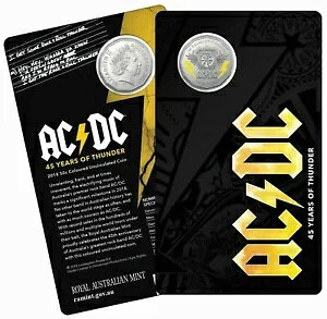2018 UNC 50c 45 Years of Thunder AC/DC J[RC J[h
