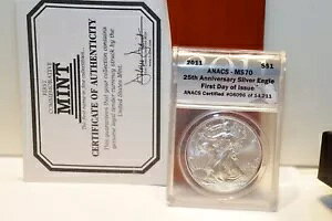 2011 US Vo[ C[O $1 ANACS MS70 FDOI ؔ