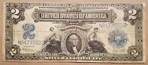 1899�N $2 �V���o�[�ؖ��� �~�j�������� ���[�W�T�C�Y���� P 258 VERY FINE