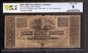 1843 N 100 h VeBsj[I[Y CWAi PCGS B ɗǍD VG 8