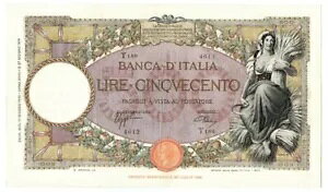 500  CAPRANESI MIETITRICE TESTINA FASCIO ROMA 11/06/1940 BB/SPL