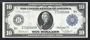 FRB 938 1914 $10 FRN AMs ~l\^B~lA|X ɏ㎿