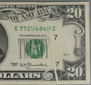1977N $20 AMs ̃K^[܂ڃG[ PMG VF 35 EPQ mX^[