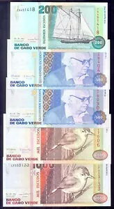 �J�[�{�x���f 200,500,1000,2000,5000 �G�X�N�[�h 1992-2002 P63�A64a�Ab�A65a�Ab�A66�A67 UNC