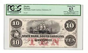 1850 ŃuPROOF Charleston South CarolinavBs 10 h PCGS 63 `CX Vi