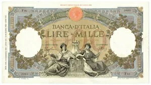 1000 ���� CAPRANESI REPUBBLICHE MARINARE REGINE FASIO ROMA 19/12/1940 BB/SPL