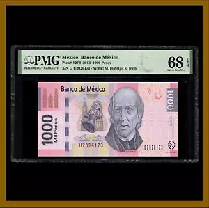 LVR 1000 (1,000) y\A2013 P-127d Miguel Hidalgo Costilla PMG 68 EQP Unc