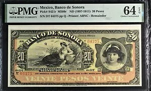 ** 1897-1911 **���L�V�R��s�\�m����s 20 �y�\ P# S421r PMG 64 .Choice UNC