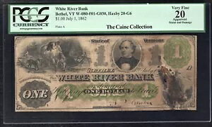 1862�N $1 �o�[�����g�B�z���C�g���o�[�o���N�E�x�e�� �p�~���ꂽ���� PCGS ���ɍׂ���-20