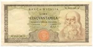 50000  BANCA D'ITALIA Iih _ B` f[T 1972/05/16 qSPL