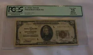 1929 �h�� 20 �A�M�������� PCGS �ʉݔ��ɏ㎿ 25 ��������