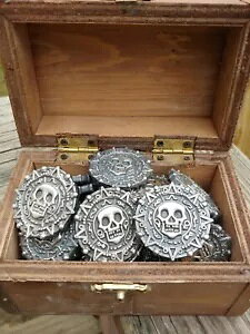 Pirate Treasure Hand Pour Double Sided Face �R�C�� 1ozt .999 �t�@�C���V���o�[
