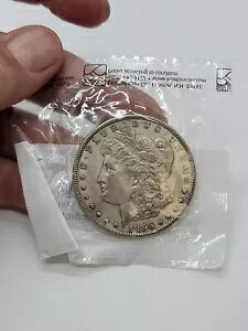 1896 P �����K�� �V���o�[ �_���[ ���g���g�� �R�C�� �p�b�P�[�W 90% �V���o�[