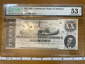 1864N $20 AJA PMG 53 T-51 - 
