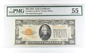 1928 N $20 S[hؖ Fr#2402 ʂ 55 PMG *5451 ɂ