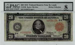 1914N $20 AMsubhV[vm[g-fr.959b (ZgCX) PMG VG 8--Ɋ