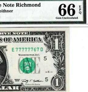 �j�A�\���b�h �{�[�C���O 767 S/N 77777767 $1 2009 �N�A�M�������x������� Fr. 1934-E PMG