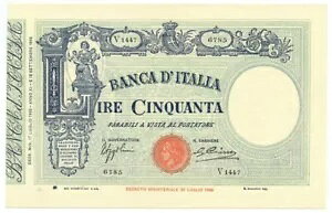 50 ���� BARBETTI GRANDE L MATRICE LATERALE TESTINA FASCIO 17/07/1933 SUP