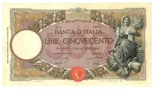 500  CAPRANESI MIETITRICE TESTINA DECRETO 15/03/1925 BB/BB+