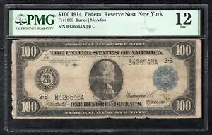 FRB 1088 1914 $100 100 tAMs j[[NBj[[NB PMG FINE-12