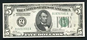 FRB 1950-B 1928 $5 FRN uNUMERICAL GOLD ON DEMANDv j[[NBj[[N  