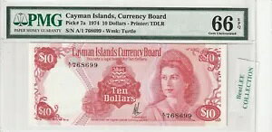 PC} 10 h P 7a 1974 S/N: A/1 768699 PMG 66EPQ QE II