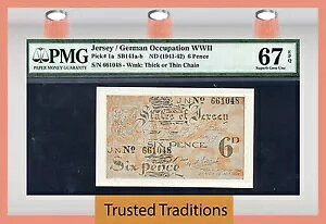 TT PK 1a 1941-42 W[W[/hCc 񎟐E 6 yX PMG 67 EPQ POP ONE
