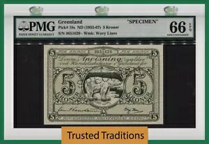 TT PK 18s ND (1953-67) O[h 5 N[i[W{ PMG 66 EPQ Ζ