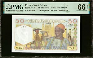 tX̐AtJ 50 t 1948 N 4  22  Pick-39 GEM UNC PMG 66 EPQ