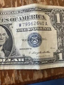 Ɋ󏭂 $1 Vo[ؖčs 1957 u[ V[ V[Y B