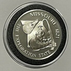 ミズーリ州プルーフ レア コイン 33 グラム スターリング 92.5% シルバー ラウンド メダル .925