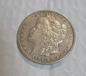 1904-P ���[�K�� �V���o�[ �_���[ $1 Au ��� 90% �č���� B971