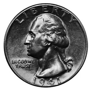 1941 -D ���V���g�� �N�H�[�^�[ 25c - GEM BU 90% �č���� (AP 55019)