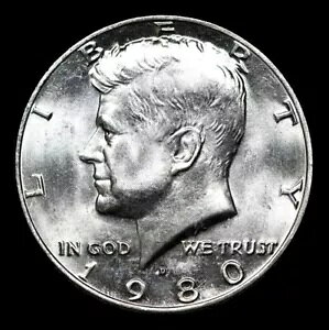 1980-D �P�l�f�B �n�[�t�_���[ 50c GEM++ �����ʃR�C�� (#9-826)