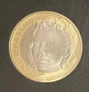 Simply-Coins~ 2022 PROOF DAME VERA LYNN TWO 2 POUND �v���[�t�R�C��