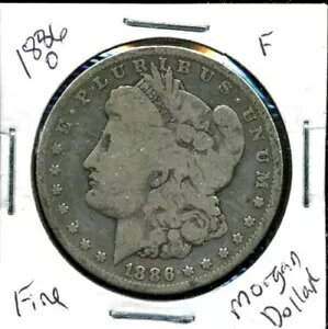 1886 O F K h 100 Zg AJ 90% Vo[ USA $1 US FINE RC #4087