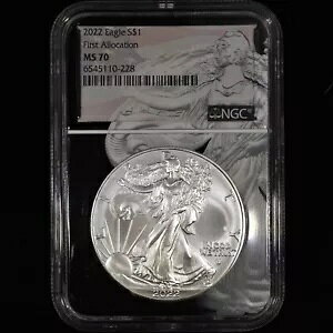 2022 $1 Vo[ C[O ? NGC MS-70 ? 񊄂蓖 fB oeB RA 228