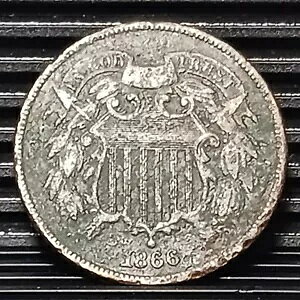 1866 ���j�I�� �V�[���h 2 �Z���g �R�C�� 158 �N�O�̃R�C�� $Fast Shipping #BE373