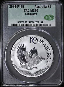 2024-P125 $1 I[XgA 1 IX Vo[ NbJo CAC MS 70 |񗬒 UNC BU