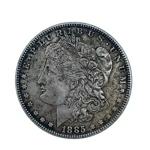 1885 �����K�� �h�� AU-Unc �ɂ���90% �V���o�[ $1 US �g�[�� �R�C�� #413