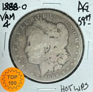 1888-O ���[�K�� �V���o�[ �h�� ~ AG VAM 4 TOP 100 ~NICE COIN~
