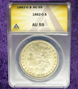 1882 O ANACS AU 55 K݁AAJO 1h