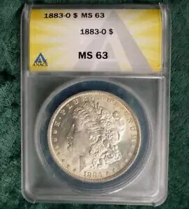 1883 O ANACS MS 63 K݁AAJO  1h
