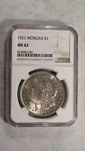 1921 P K _[ NGC MS62  Vo[ 1 h RC!