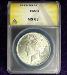1923N ANACS MS 63 a݁AAJO  1h
