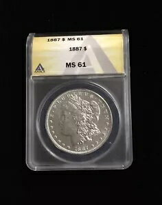 1887N ANACS MS 61 K݁AAJO 1h