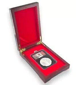 2023年 メキシコ 1オンス シルバー リベルタッド NGC MS69 - ブラックコア - 国旗ラベル、木箱付き